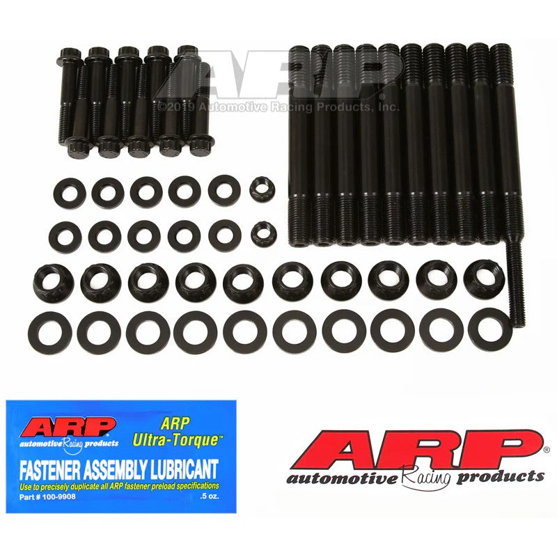 ARP 244-5400 main stud kit with high-strength fasteners, 12-point nuts, and washers for Chrysler Hemi engines.