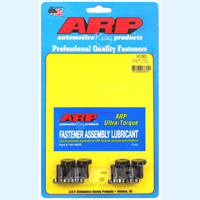 ARP high-strength flexplate bolt kit for Dodge Hemi 5.7 and 6.1 engines.