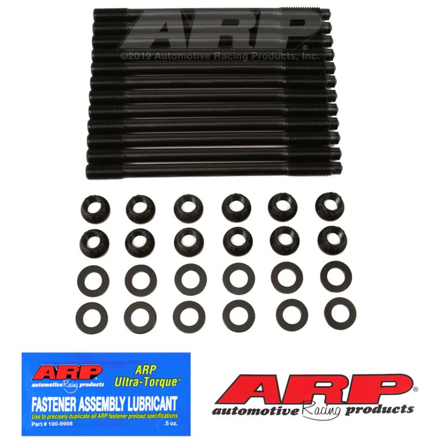 ARP 251-4703 Head Stud Kit for Ford 2.5L B5254 including black oxide studs, 12-point nuts, and parallel-ground washers.