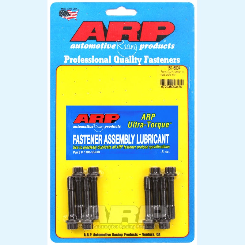 ARP M8 x 1.0 connecting rod bolt kit for Ford CVH engines, part number 151-6004