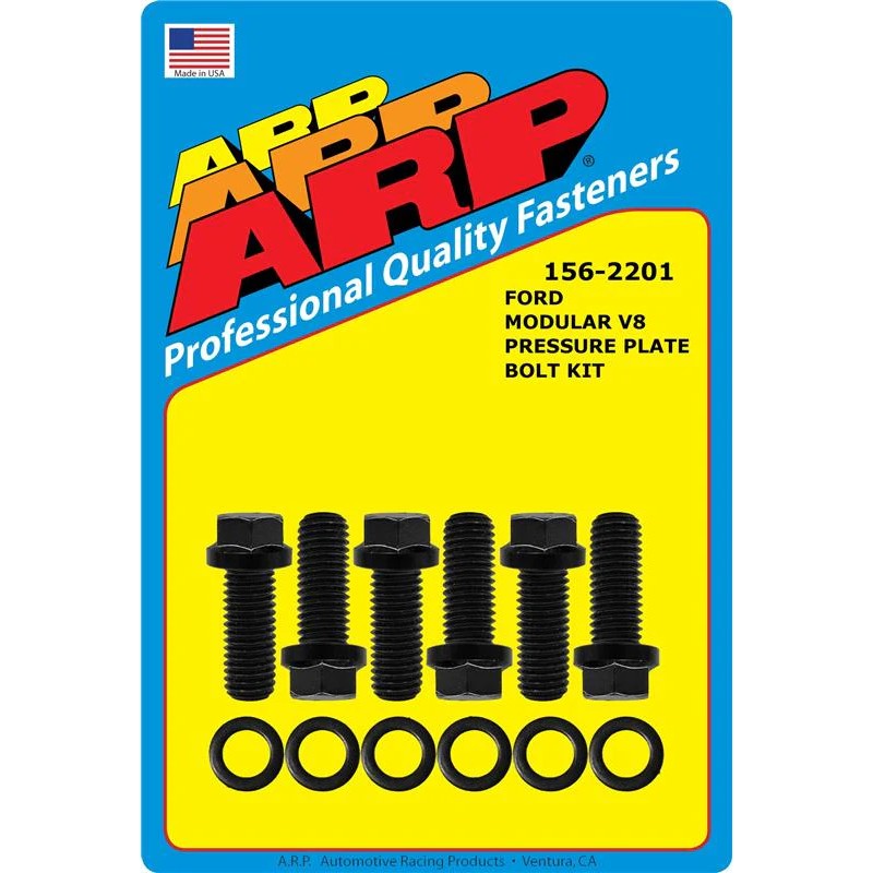ARP 156-2201 high-strength pressure plate bolt kit for 11-inch Ford Modular clutches.