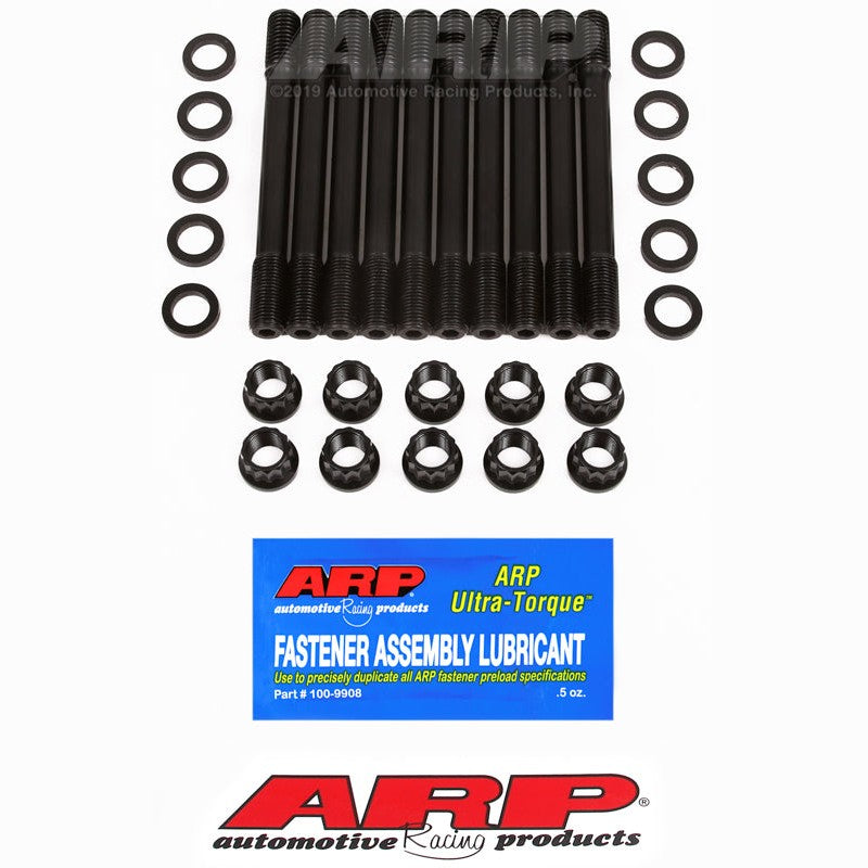 ARP 151-4702 head stud kit featuring undercut studs, 12-point nuts, and washers for Ford Pinto 2300cc engines.