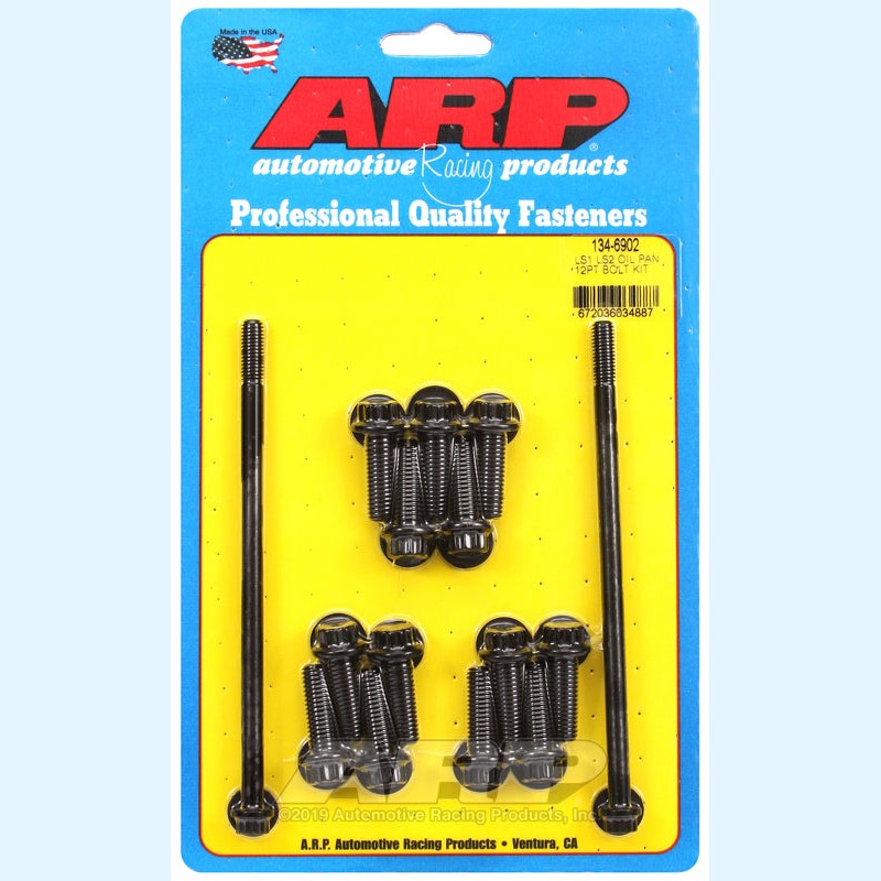 ARP 134-6902 12-point high-strength oil pan bolt kit for GM LS1 and LS2 engines.