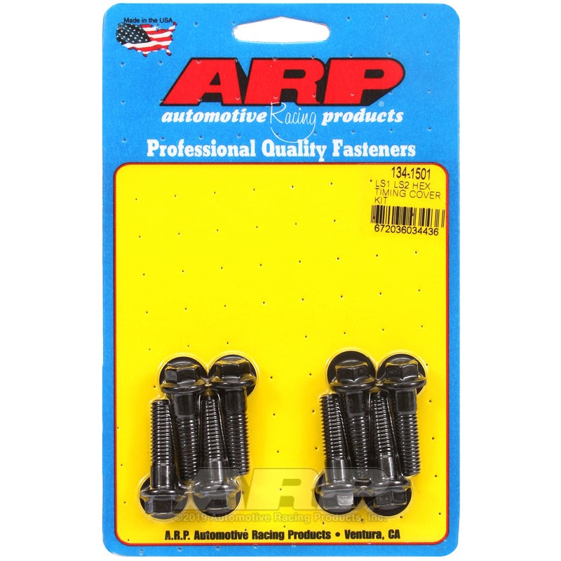 ARP 134-1501 hex head timing cover bolt kit for GM LS1 and LS2 engines