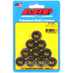 Set of ten ARP 12-point high-strength nuts with M10 x 1.25 thread pitch.