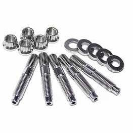 ARP 400-8013 M8 x 1.25 x 45mm broached studs shown in an 8-piece hardware kit.