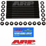 ARP 202-4303 head stud kit for Nissan SR20DET Pulsar GTi-R featuring 12mm chromoly studs, 12-point nuts, and washers.