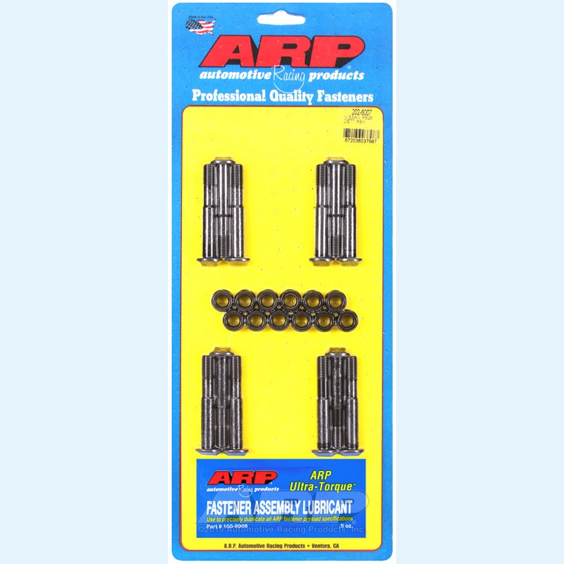 ARP 202-6007 high-strength 8740 chrome moly rod bolt kit with assembly lubricant for Nissan RB26DETT engines.