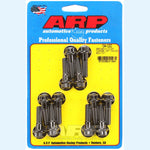 ARP 134-1202 12-point flanged header bolts with black finish for Chevy SBC and Gen III LS engines.