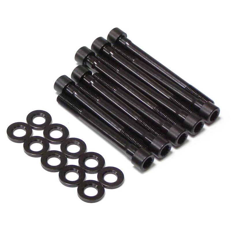 ARP head bolt kit featuring high-strength fasteners and washers for Toyota 4E-FE, 4E-FTE, 5E-FE, and 5E-FHE engines.