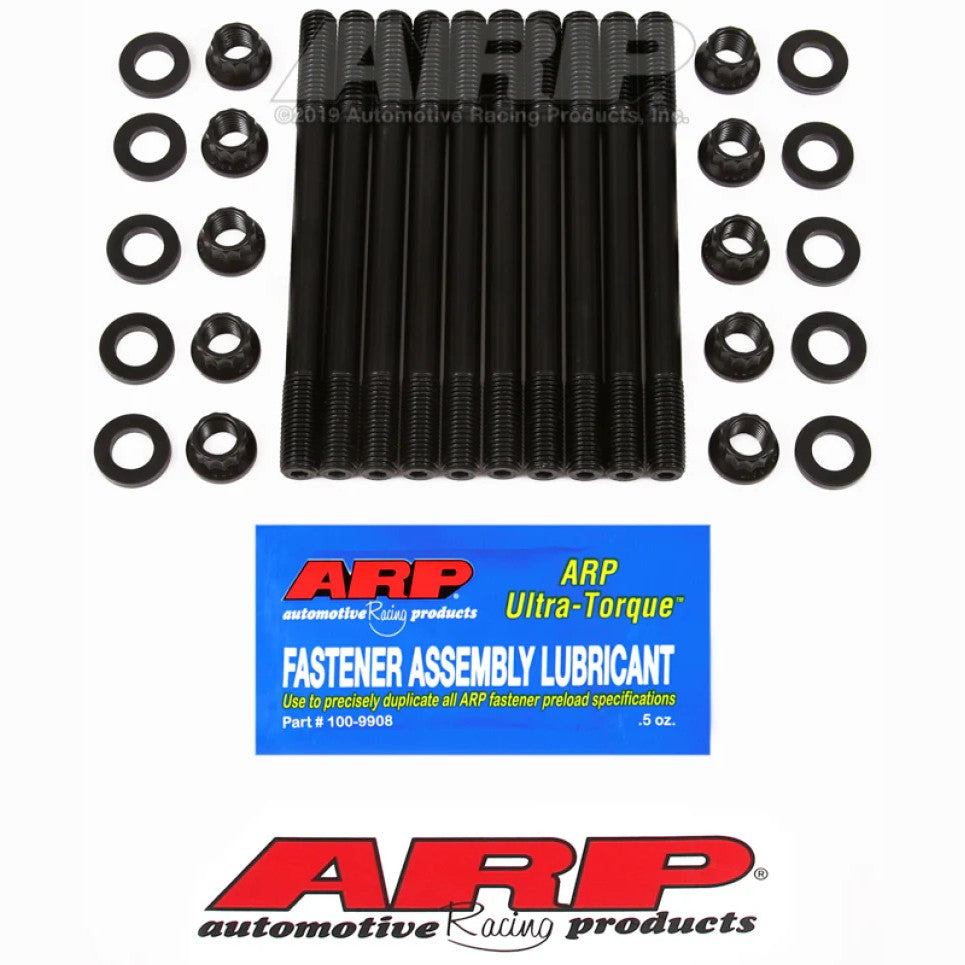 ARP 203-4304 cylinder head stud kit with hardened washers and 12-point nuts for Toyota 4AGE 20V 1.6L engines.