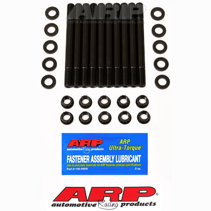 ARP 209-4301 head stud kit including black oxide studs, 12-point nuts, and washers for Vauxhall/Opel 2.0L 16V engines.