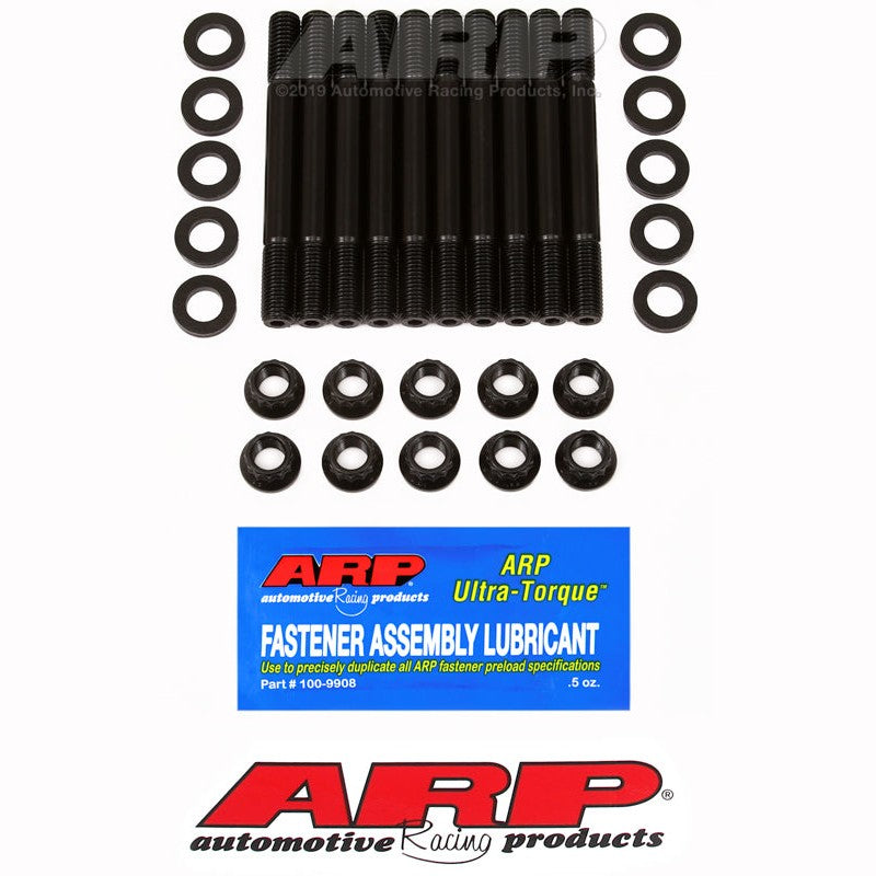 ARP 209-5401 Main Stud Kit with 8740 chromoly studs, washers, and 12-point nuts for Vauxhall/Opel 2.0L 16V engines.