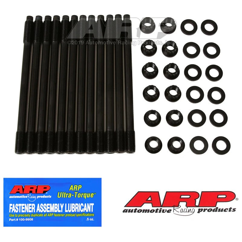 ARP 219-4301 Pro Series cylinder head stud kit for Volvo B25 engines featuring 8740 chrome moly studs and 12-point nuts