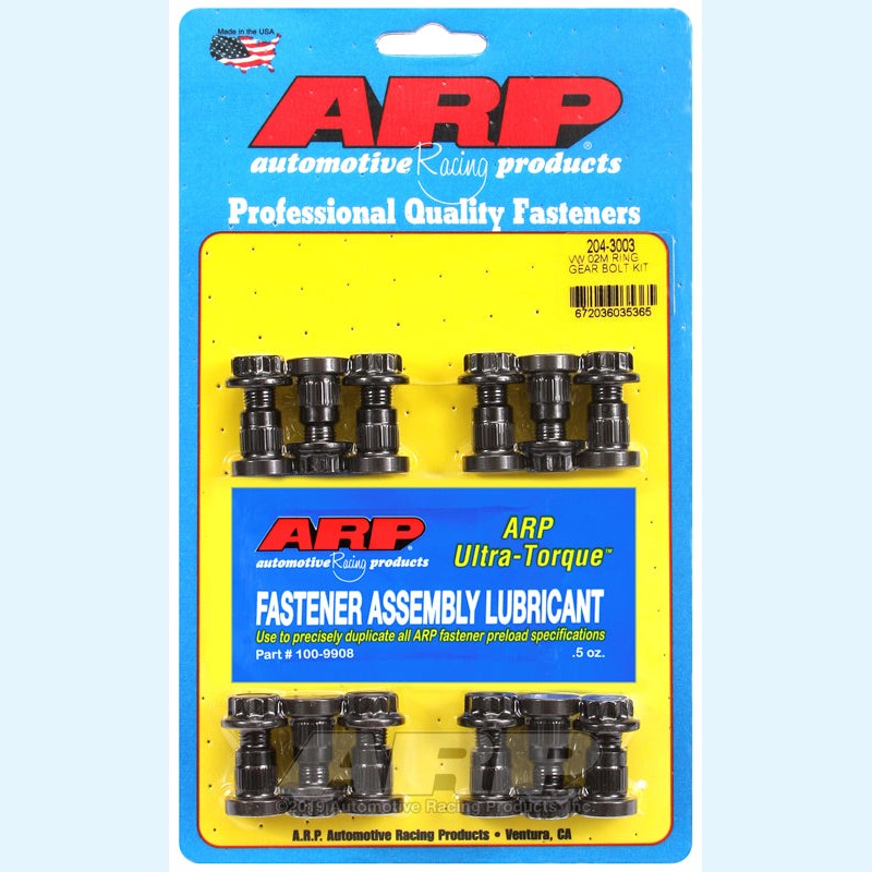 ARP 204-3003 ring gear bolt kit for Volkswagen 02M 6-speed manual transmission differentials.