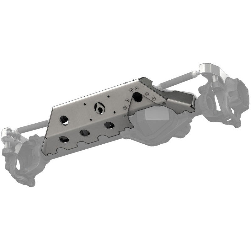 Artec Industries heavy-duty steel full hydraulic steering ram mount for 1999-2023 Ford F-250 and F-350 Dana 60 axles.