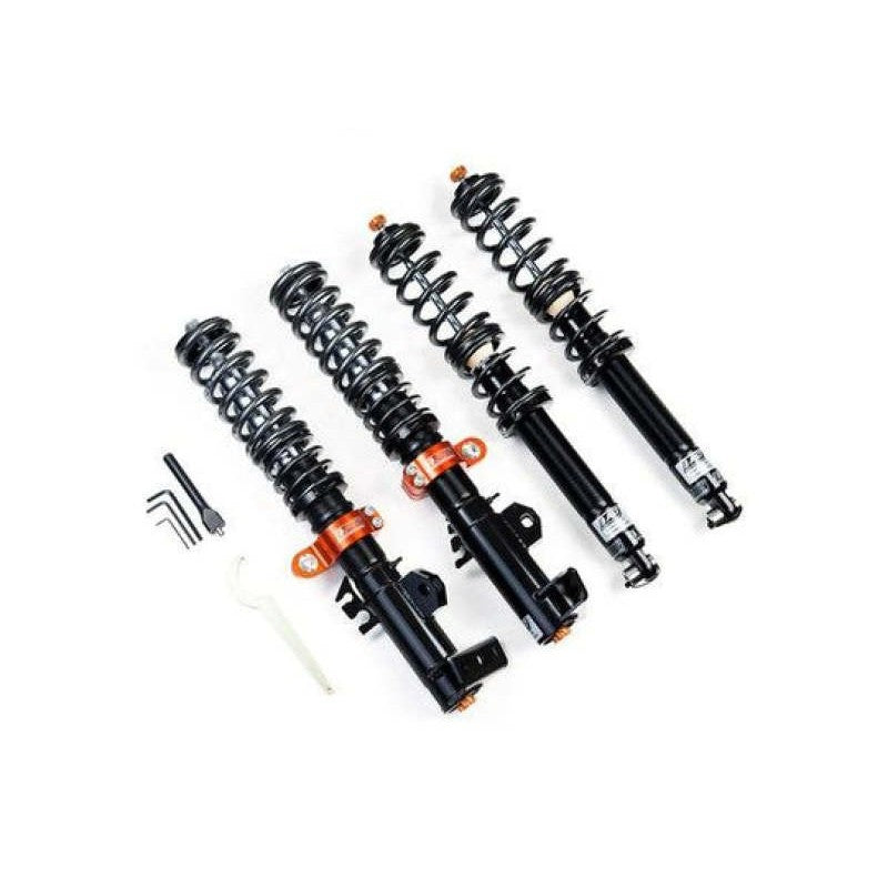 AST 5100 Series 1-way adjustable monotube coilovers with camber plates for 2015 BMW M3 and M4.