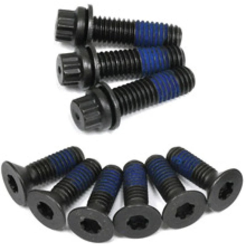 9-piece ATI Damper bolt pack including six 5/16-18x1 and three 3/8-16x1.5 high-strength fasteners.