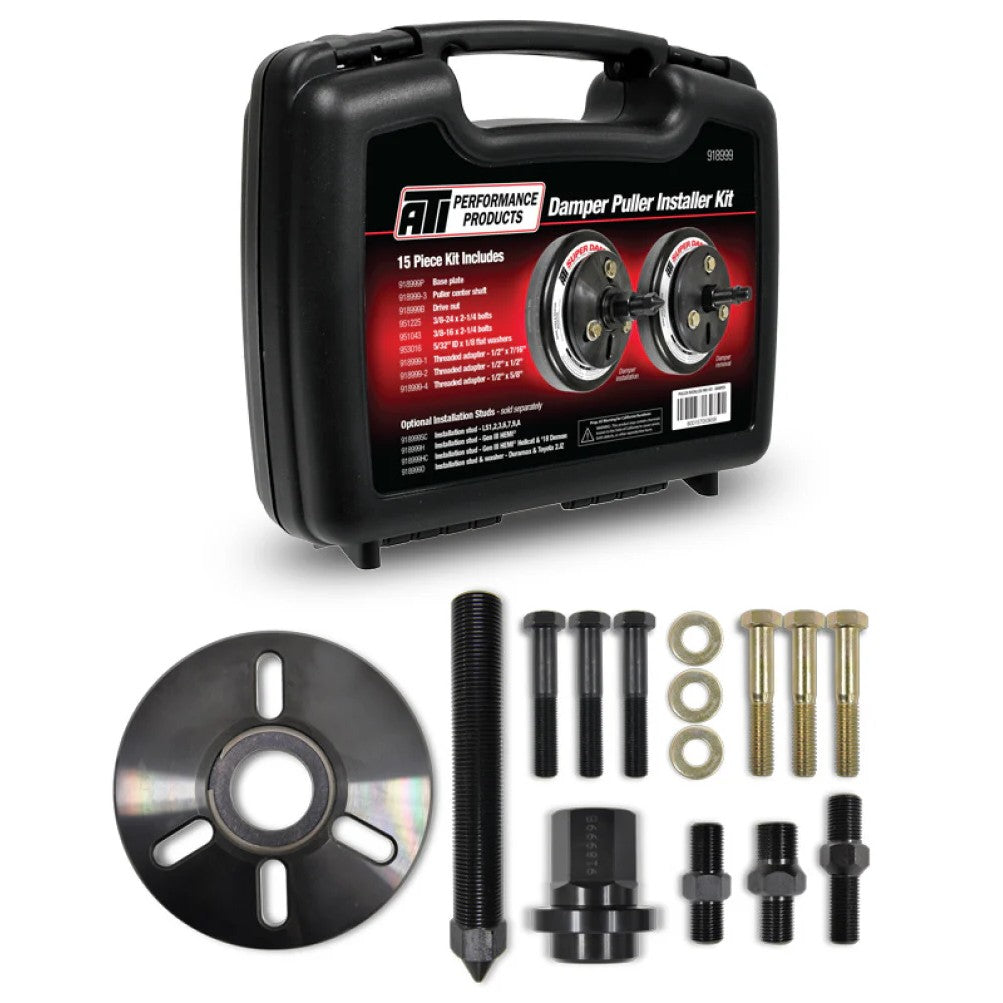 ATI Performance Products M14x1.5 metric installation stud and damper puller adapter for New Gen Hemi engines.