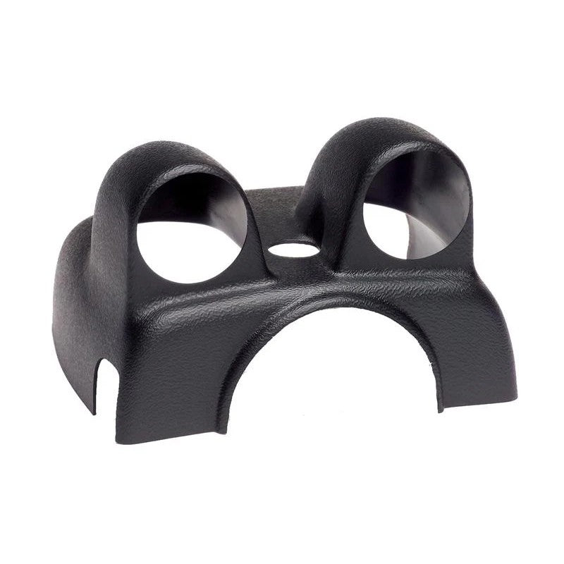 AutoMeter 20024 black textured dual steering column gauge pod for 2003-2006 Mitsubishi Lancer Evolution