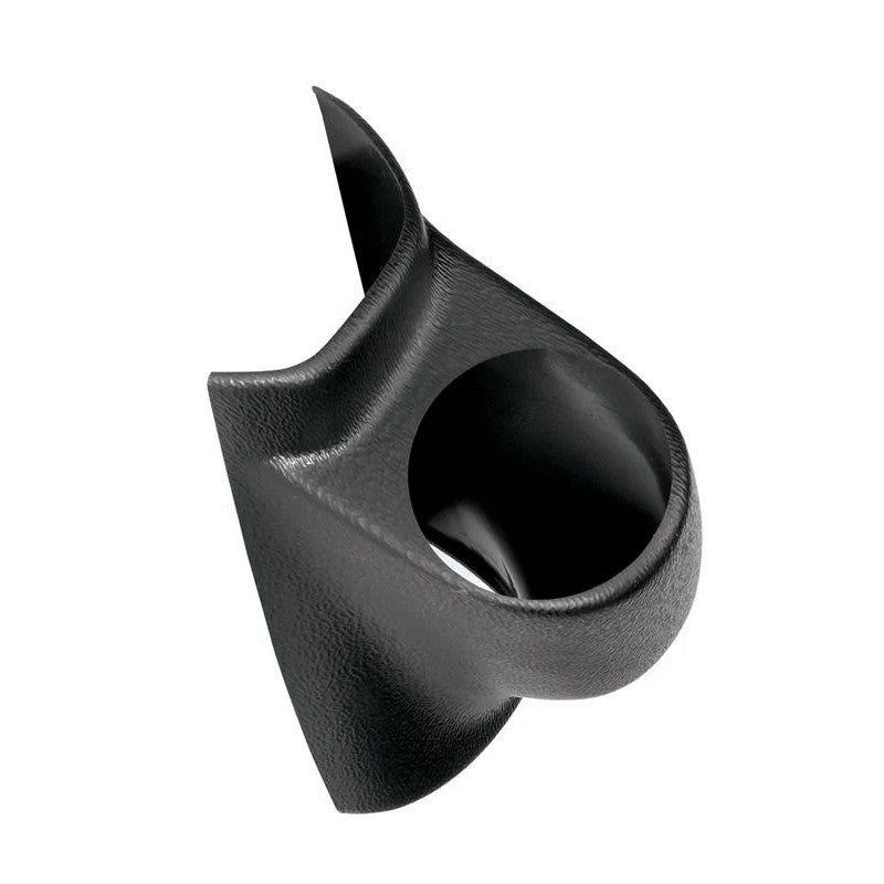 AutoMeter 20809 black textured single A-pillar gauge pod for 52mm or 2-1/16 inch gauges
