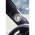 AutoMeter 20661 black textured single gauge pillar pod for 52mm gauges on a 1990-1997 Mazda Miata
