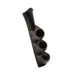 AutoMeter 22413 black triple A-pillar gauge pod for 1992-1995 Honda Civic 2-door models.