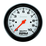 Auto Meter Phantom series 52mm electronic water temperature gauge with white face and 100-250 degree Fahrenheit scale