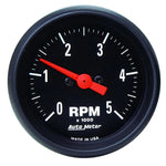 AutoMeter Z Series 2-1/16 inch transmission temperature gauge with black face and 100-250 degree Fahrenheit range