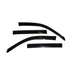 Four-piece set of AVS smoke-finish acrylic window deflectors for 2001-2007 Toyota Highlander.
