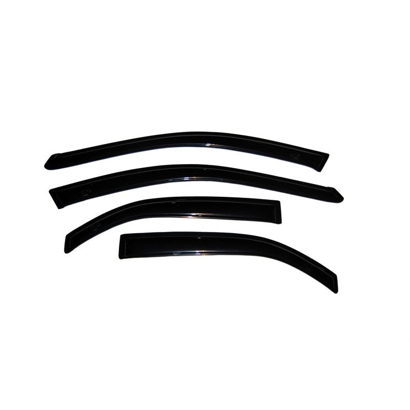 Set of four smoke-tinted AVS Original Ventvisor acrylic window deflectors for 2002-2006 Toyota Camry.
