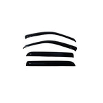 Four-piece set of AVS Ventvisor smoke-tinted outside mount window deflectors for 2002-2010 Ford Explorer.