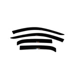 Four smoke-tinted AVS Ventvisor outside mount window deflectors for a 2003-2007 Honda Accord.