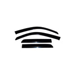 Four-piece set of AVS smoke-finish outside mount window deflectors for 2003-2009 Toyota 4Runner.