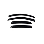 Four-piece set of AVS Original Ventvisor smoke finish window deflectors for 2005-2009 Ford and Mercury sedans.