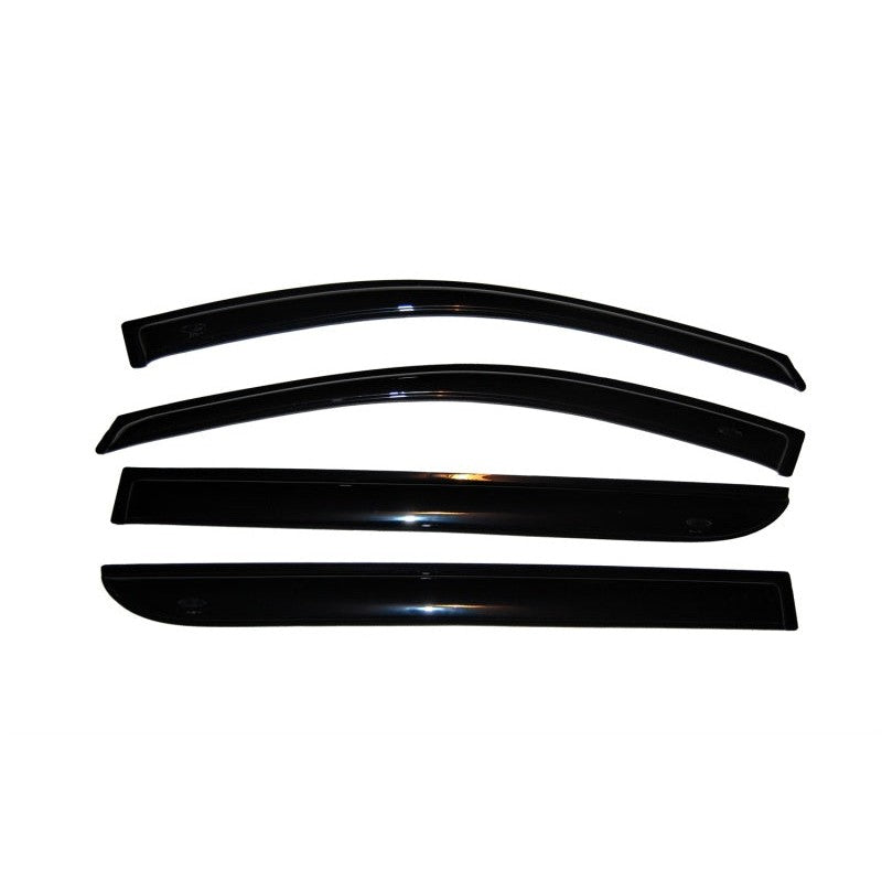 Four-piece set of AVS Ventvisor smoke acrylic outside mount window deflectors for 2005-2007 Honda Odyssey