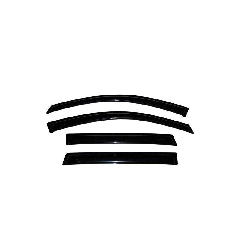 AVS 4-piece Smoke Original Ventvisor window deflectors, outside mount for 2005-2007 Subaru Legacy and Outback.