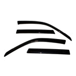 Four-piece set of smoke AVS Ventvisor outside mount window deflectors for a 2006-2009 Suzuki Grand Vitara.