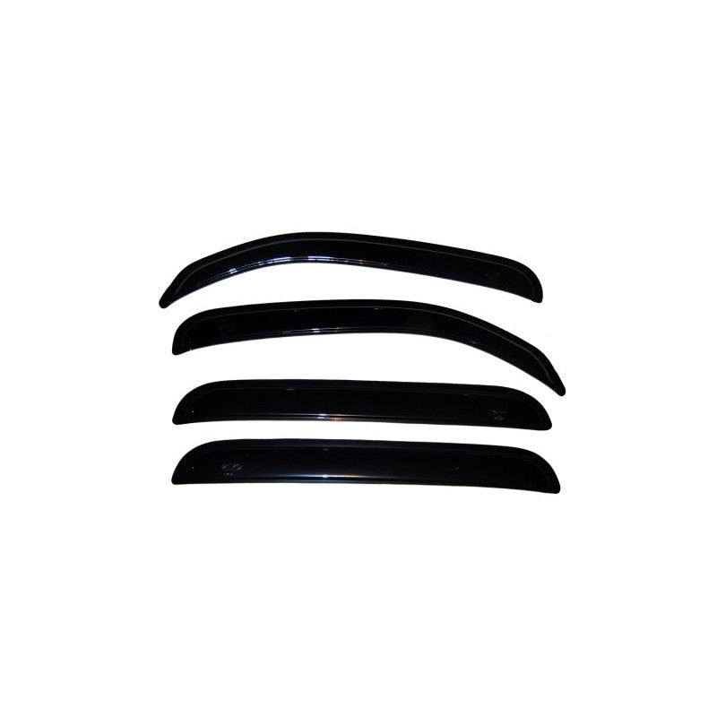 Four-piece set of smoke-tinted AVS Original Ventvisor window deflectors for 2006-2011 Chevrolet HHR.