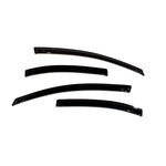 Four-piece set of AVS 94944 smoke acrylic outside mount window deflectors for a 2006-2011 Honda Civic.