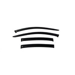 Set of four AVS smoke-finish outside mount window deflectors for a 2008-2012 Chevrolet Malibu