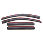 AVS In-Channel Ventvisor 4-piece window deflector set in dark smoke finish for Buick Enclave.