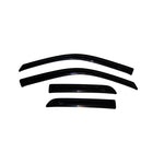 AVS smoke finish 4-piece window deflector set for 2009-2023 Dodge and Ram 1500 Quad Cab models.