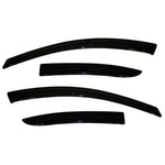 Set of four AVS Ventvisor smoke-tinted outside mount window deflectors for 2010-2013 Mazda 3.