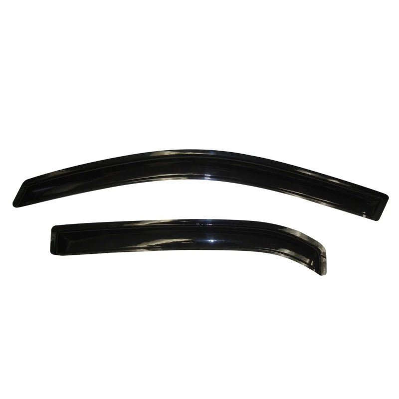 AVS 4-piece set of smoke finish outside mount window deflectors for 2010-2017 Chevrolet Equinox.