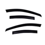 Four-piece set of smoke AVS Ventvisor outside mount window deflectors for Chevrolet Cruze.