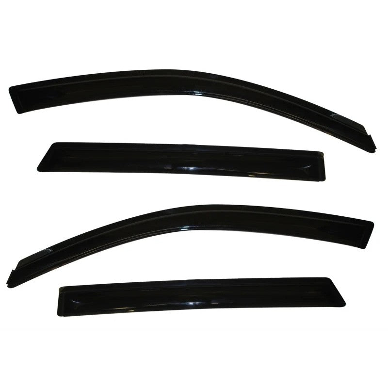 AVS smoke finish 4-piece outside mount window deflectors for Kia Sorento