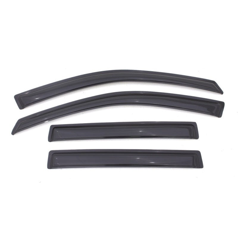 Set of four AVS Ventvisor smoke-tinted window deflectors for a 2011-2017 Jeep Compass.
