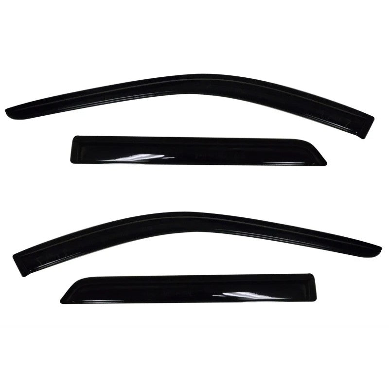 AVS Smoke Ventvisor 4-piece window deflector set with outside mount design for 2011-2026 Dodge Durango.