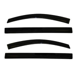 A set of four smoke-tinted AVS Ventvisor outside-mount window deflectors for 2011-2020 Toyota Sienna.